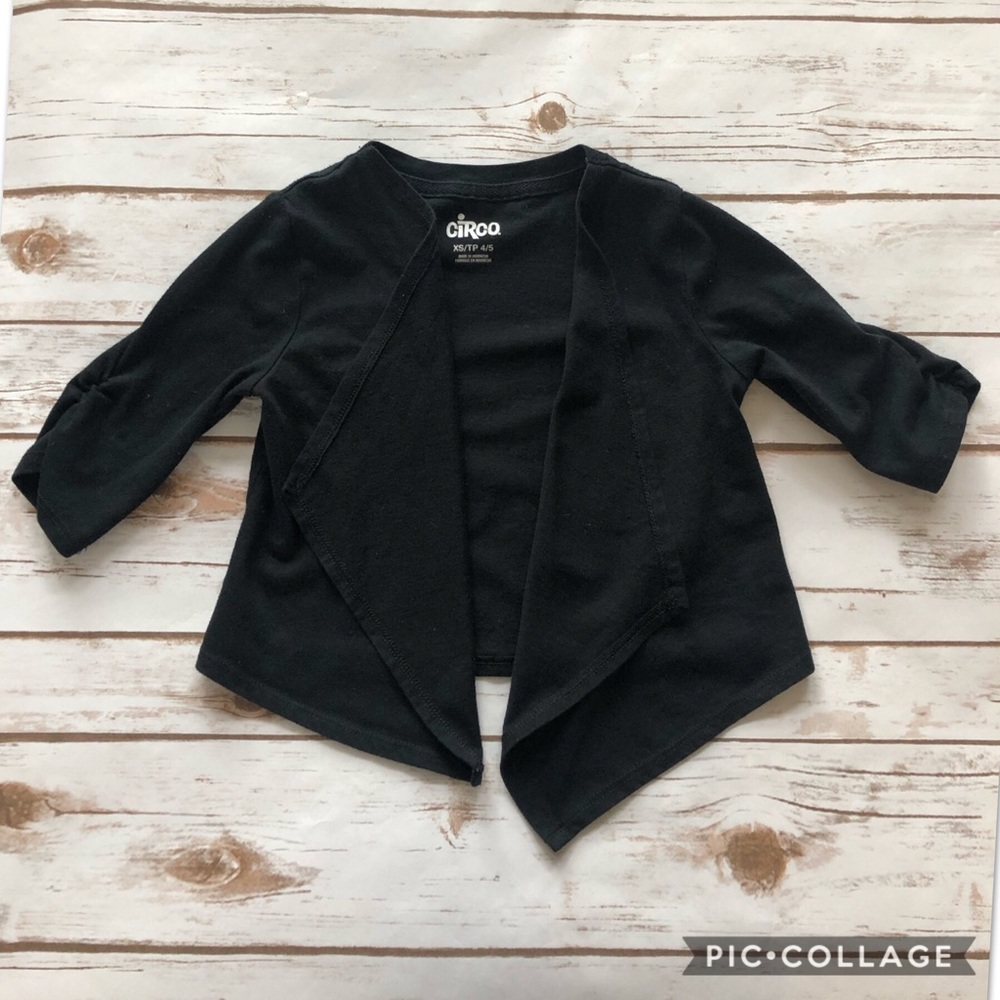 Black cardigan